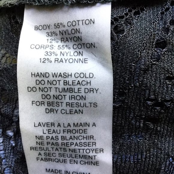 Black Lace Sleeveless Mock Neck Top Medium - Picture 7 of 8